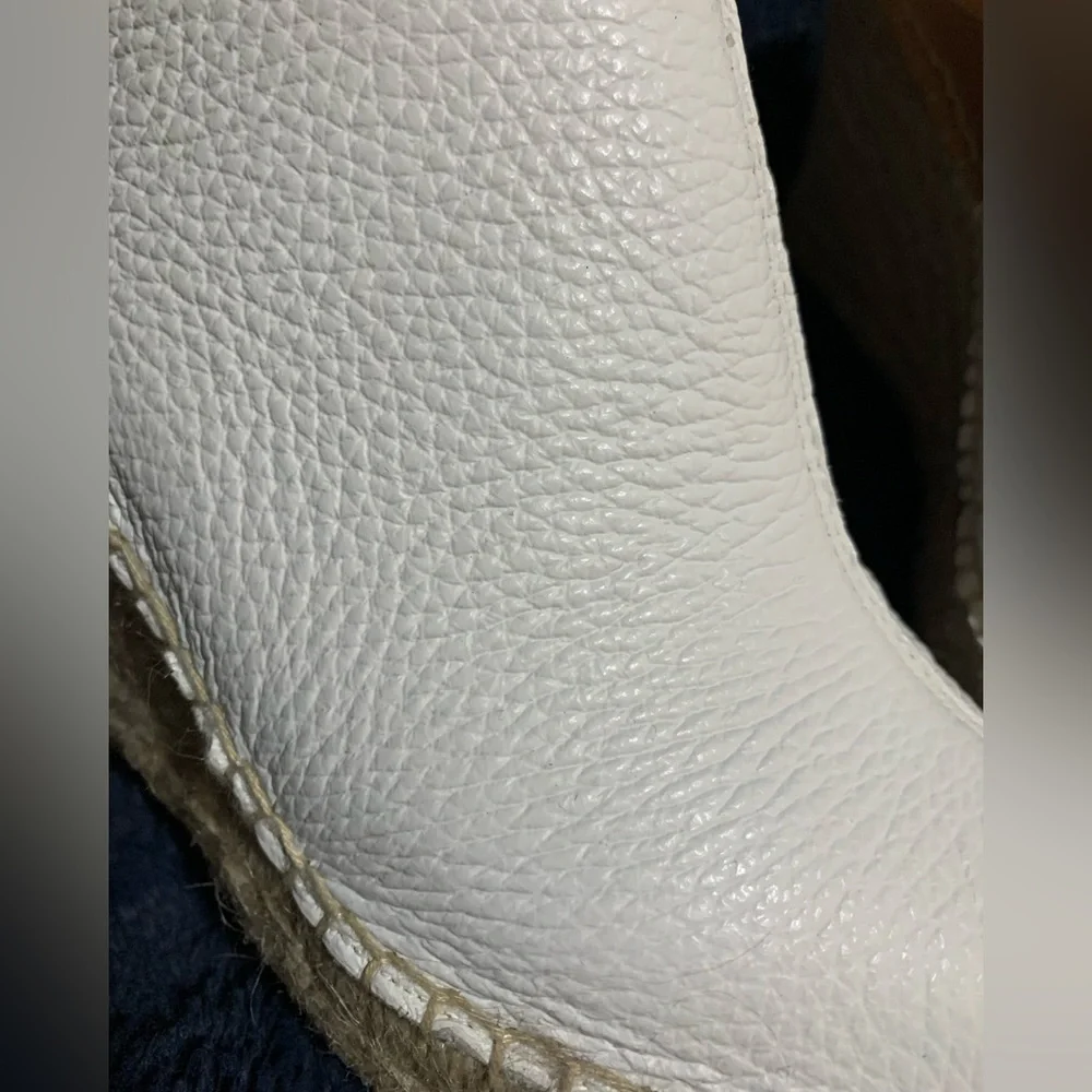 Maypol 7.5 White Leather Sandals - Picture 3 of 9